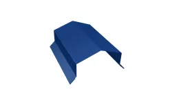 Парапетная крышка угольная 100мм 0,5 Satin с пленкой RAL 5005 сигнальный синий (2м). Артикул: 33896