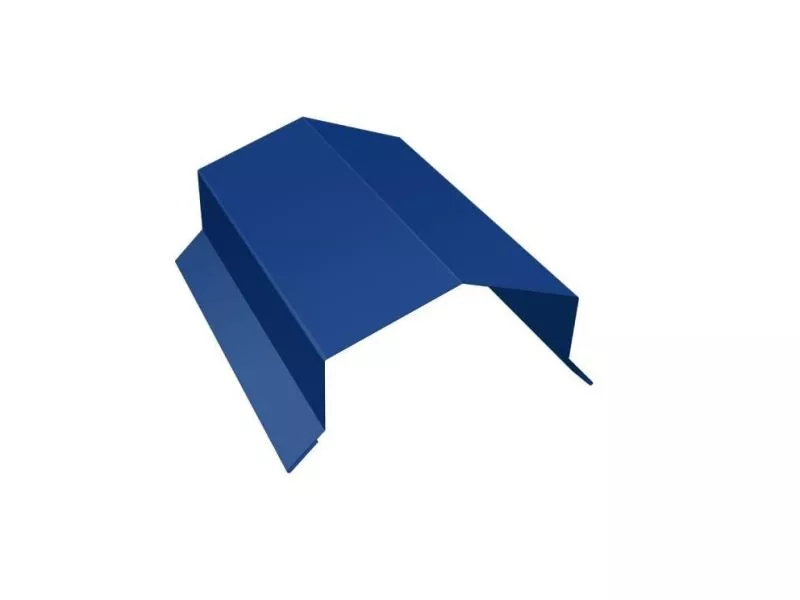 Парапетная крышка угольная 200мм 0,5 Satin с пленкой RAL 5005 сигнальный синий (2,5м) купить в екатеринбурге