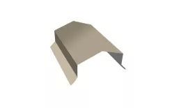 Парапетная крышка угольная 250мм 0,5 Satin с пленкой RAL 1015 светлая слоновая кость (2м). Цена: 2511 руб. Артикул: 33655