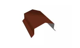 Парапетная крышка угольная 125мм 0,5 Satin с пленкой RAL 3009 оксидно-красный (2м). Цена: 1894 руб. Артикул: 33298