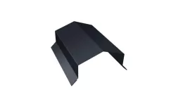 Парапетная крышка угольная 250мм 0,5 GreenCoat Pural BT, matt RR 23 темно-серый (RAL 7024 мокрый асфальт) (2м). Артикул: 33629