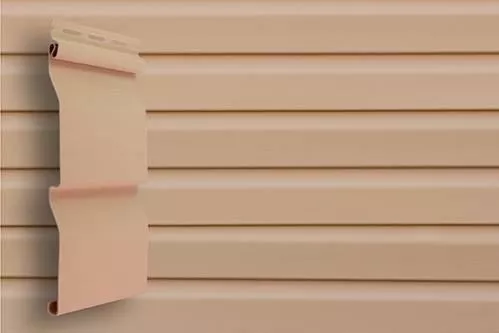 Виниловый сайдинг Grand Line Корабельный брус 3,0 D4 Классика Персиковый купить в екатеринбурге