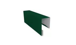Планка П-образная заборная 17 0,5 PE с пленкой RAL 6005 зеленый мох (3м). Цена: 839 руб. Артикул: 30881