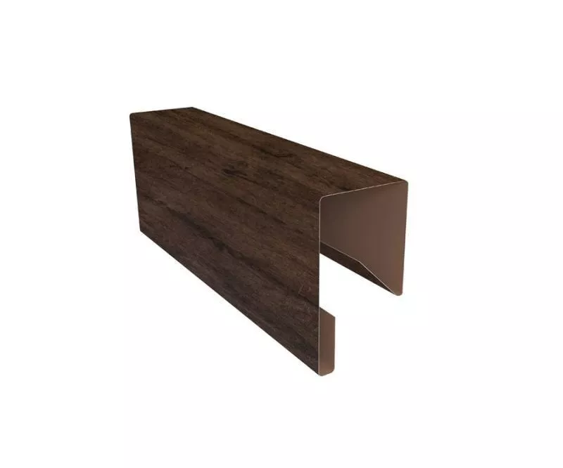 Планка П-образная заборная 17 0,45 Print-Double Elite Antique Wood (3м) купить в екатеринбурге
