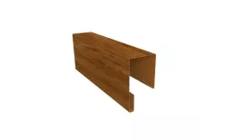 Планка П-образная заборная 17 0,45 Print-Double Elite Golden Wood (3м). Цена: 1329 руб. Артикул: 30570