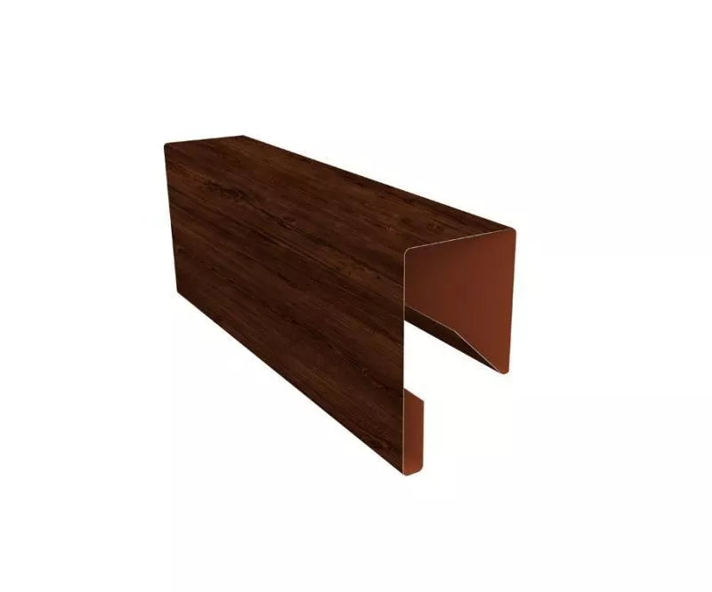 Планка П-образная заборная 17 0,45 Print Elite Cherry Wood TwinColor (2,5м) купить в екатеринбурге