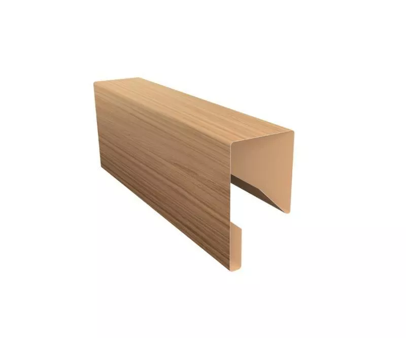 Планка П-образная заборная 17 0,45 Print Elite Honey Wood TwinColor (2,5м) купить в екатеринбурге