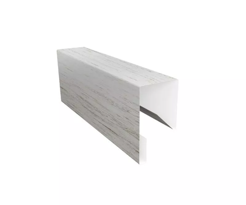 Планка П-образная заборная 17 0,45 Print Elite Snow Wood TwinColor (2м) купить в екатеринбурге