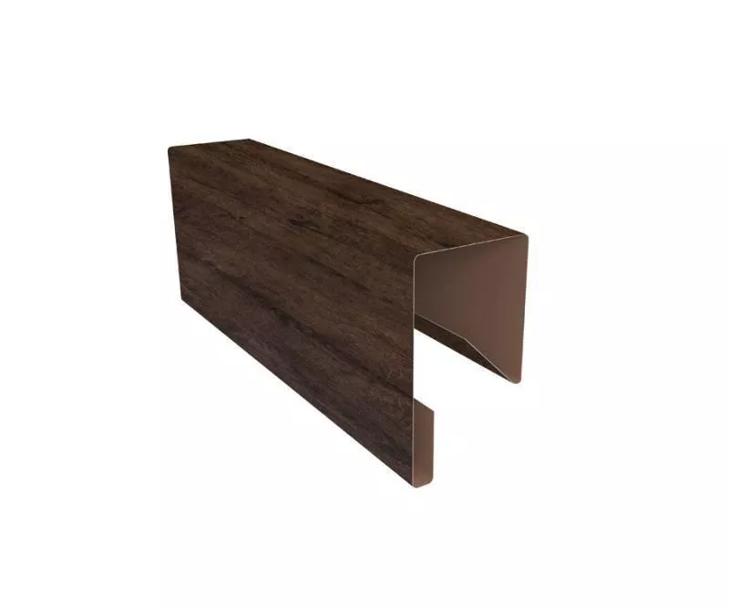 Планка П-образная заборная 17 0,45 Print Premium Antique Wood (2м) купить в екатеринбурге
