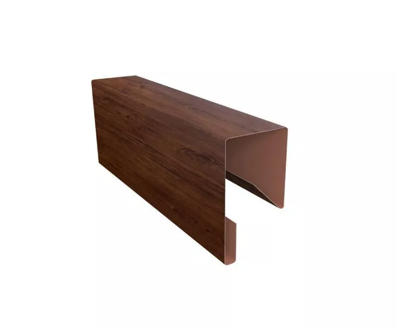 Планка П-образная заборная 17 0,45 Print Premium Cherry Wood Fresh TwinColor (2м) купить в екатеринбурге