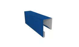 Планка П-образная заборная 17 0,5 Satin с пленкой RAL 5005 сигнальный синий (3м). Цена: 854 руб. Артикул: 30802