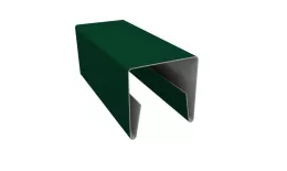 Планка П-образная заборная 20 0,45 Drap TX RAL 6005 зеленый мох (3м). Цена: 720 руб. Артикул: 31190