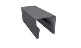 Планка П-образная заборная 20 0,5 PE с пленкой RAL 7004 сигнальный серый (3м). Цена: 788 руб. Артикул: 31386