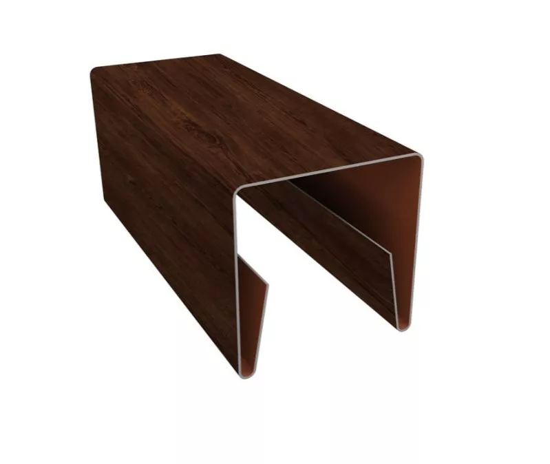 Планка П-образная заборная 20 0,45 Print Elite Cherry Wood TwinColor (2м) купить в екатеринбурге