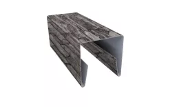 Планка П-образная заборная 20 0,45 Print Elite Fine Stone TwinColor (2м). Цена: 713 руб. Артикул: 31028