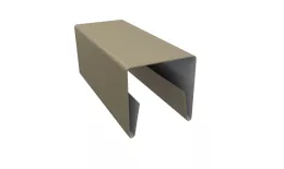 Планка П-образная заборная 20 0,5 Satin с пленкой RAL 1015 светлая слоновая кость (2м). Цена: 534 руб. Артикул: 31114