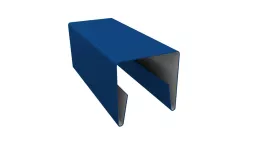 Планка П-образная заборная 20 0,5 Satin с пленкой RAL 5005 сигнальный синий (3м). Цена: 802 руб. Артикул: 31302