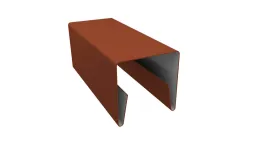 Планка П-образная заборная 20 0,5 Satin с пленкой RAL 8004 терракота (2м). Цена: 534 руб. Артикул: 31135