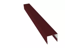 Планка П-образная заборная 24 0,45 Drap TX RAL 3005 красное вино (3м). Цена: 767 руб. Артикул: 31443