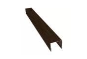 Планка П-образная заборная 24 0,45 Print-Double Elite Antique Wood (2,5м) – Купить оптом и в розницу