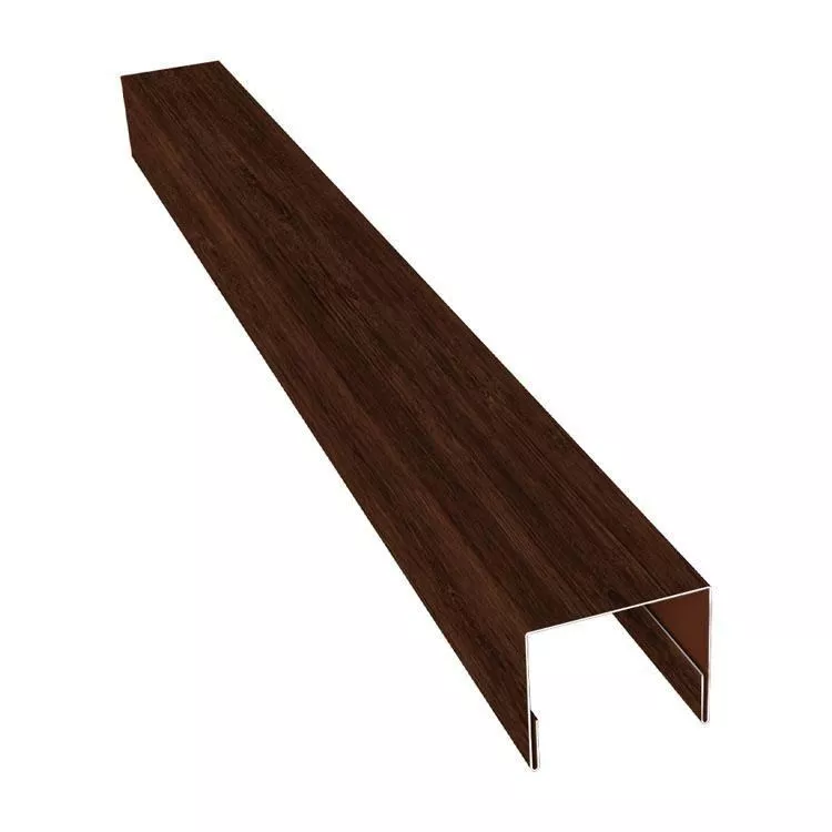 Планка П-образная заборная 20 0,4 Print Premium Cherry Wood Fresh TwinColor (2м) купить в екатеринбурге