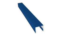 Планка П-образная заборная 24 0,5 Satin с пленкой RAL 5005 сигнальный синий (3м). Цена: 854 руб. Артикул: 31765