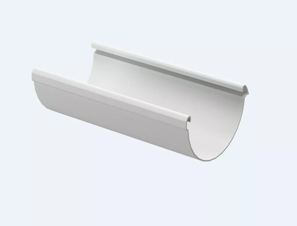 Желоб водосточный 3 м Döcke LUX Пломбир купить в екатеринбурге