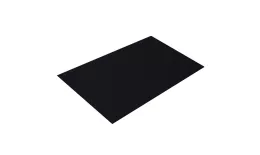 Плоский лист 0,45 Drap с пленкой RAL 9005 черный. Цена: 649 руб. Артикул: 45006