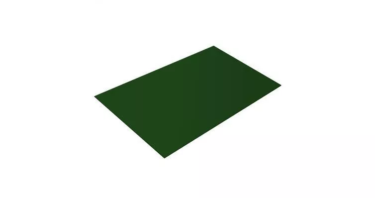 Плоский лист 0,45 PE-Double RAL 6005 зеленый мох купить в екатеринбурге