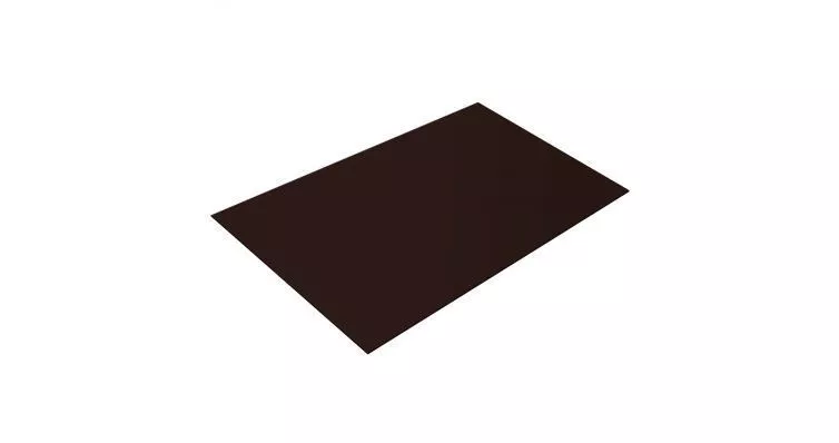 Плоский лист 0,45 PE-Double RAL 8017 шоколад купить в екатеринбурге