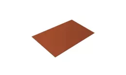 Плоский лист 0,45 PE RAL 8004 терракота. Цена: 596 руб. Артикул: 45033