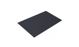 Плоский лист 0,45 PE с пленкой RAL 7024 мокрый асфальт. Цена: 591 руб. Артикул: 45048