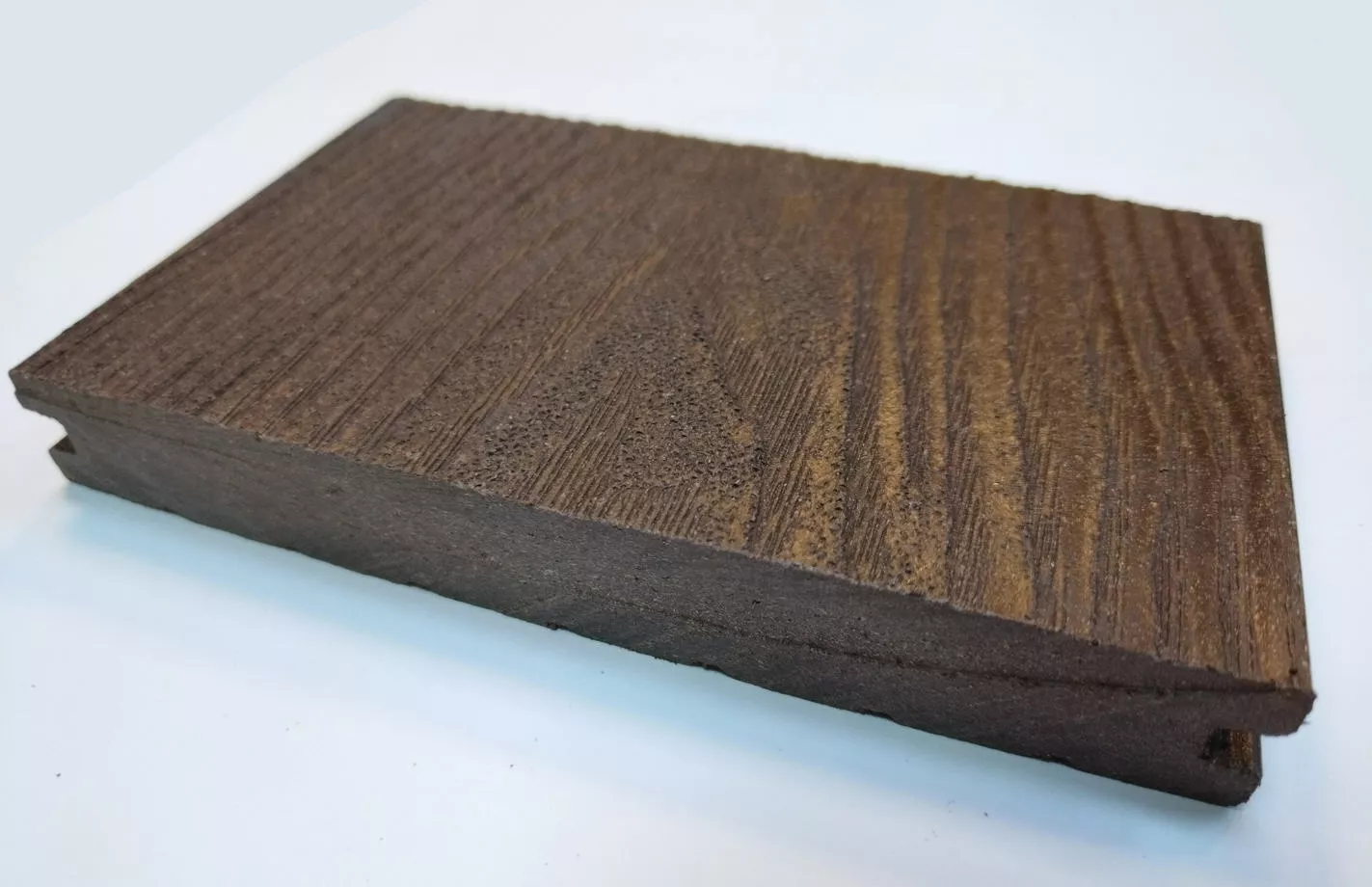 Полнотелая террасная доска Slim 3D с тиснением под дерево палисандр купить в екатеринбурге