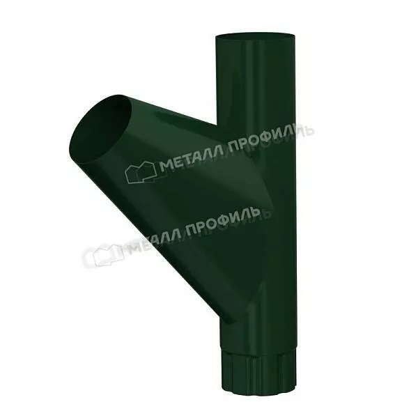 Тройник трубы МЕТАЛЛ ПРОФИЛЬ Foramina PUR D100 Ral 6005 купить в екатеринбурге