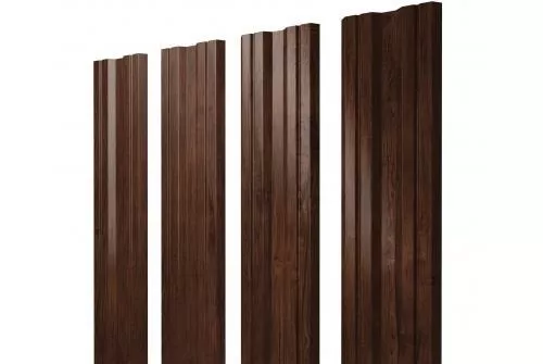 Штакетник Grand Line Twin 0,45 Print Elite Cherry Wood Бразильская вишня купить в екатеринбурге
