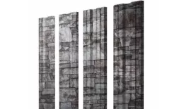 Штакетник Grand Line Twin 0,45 Print Elite Fine Stone Камень. Цена: 123 руб. Артикул: Twin_25