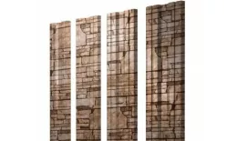 Штакетник Grand Line Twin 0,45 Print Elite Sand Stone Камень песчаник. Цена: 123 руб. Артикул: Twin_11