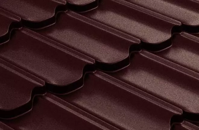 Металлочерепица GL Kvinta Plus 0,5 GreenCoat Pural RR 887 шоколадно-коричневый купить в екатеринбурге