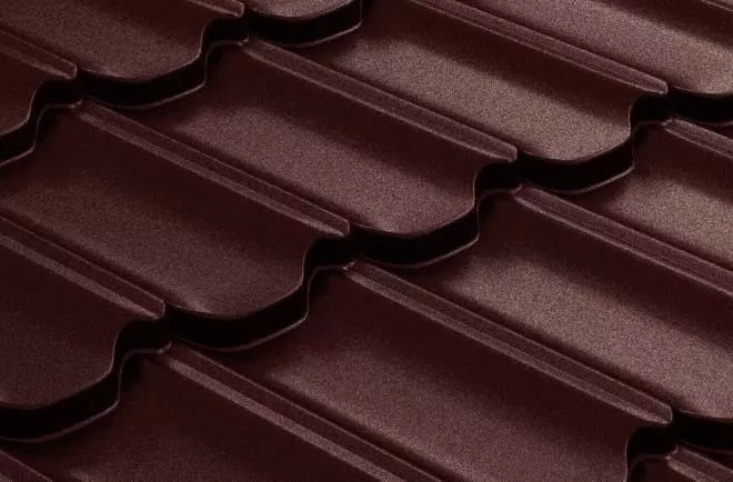 Металлочерепица GL Kvinta Plus 0,5 GreenCoat Pural RAL 8017 шоколад купить в екатеринбурге