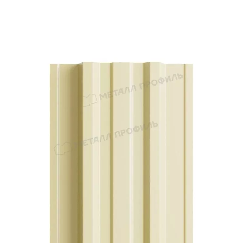 Штакетник Металл Профиль TRAPEZE-Т (Прямой) NormanMP 0,5 мм RAL 1015 Светлая слоновая кость купить в екатеринбурге