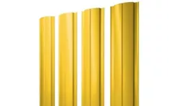 Штакетник Grand Line Slim Полукруглый 0,45 PE RAL 1018 Цинково-желтый. Цена: 100 руб. Артикул: Slim_Crug_108