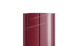 Штакетник Металл Профиль ELLIPSE-Т (Прямой) Полиэстер 0,45 мм RAL 3005 Красное вино. Цена: 1020 руб. Артикул: MP_Sht_240