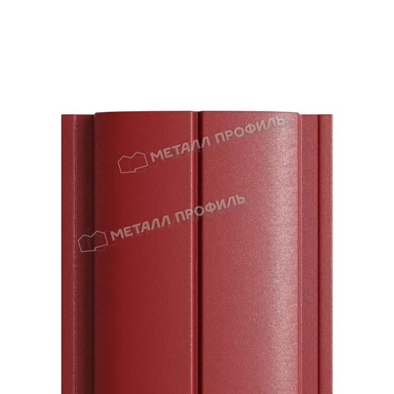 Штакетник Металл Профиль ELLIPSE-Т (Прямой) VikingMP 0,45 мм RAL 3011 Коричнево-красный купить в екатеринбурге