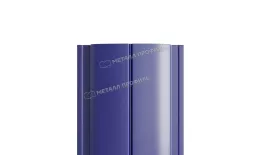 Штакетник Металл Профиль ELLIPSE-Т (Прямой) Полиэстер 0,45 мм RAL 5002 ультрамариновый-синий. Цена: 1020 руб. Артикул: MP_Sht_243