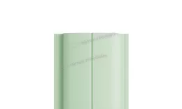 Штакетник Металл Профиль ELLIPSE-Т (Прямой) NormanMP 0,5 мм RAL 6019 бело-зеленый. Артикул: MP_Sht_270