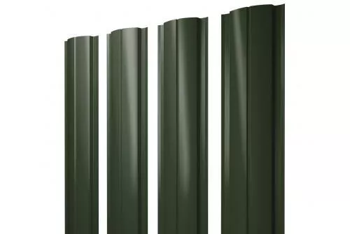 Штакетник Grand Line Slim Полукруглый 0,5 Velur RAL 6020 Хромовая зелень купить в екатеринбурге