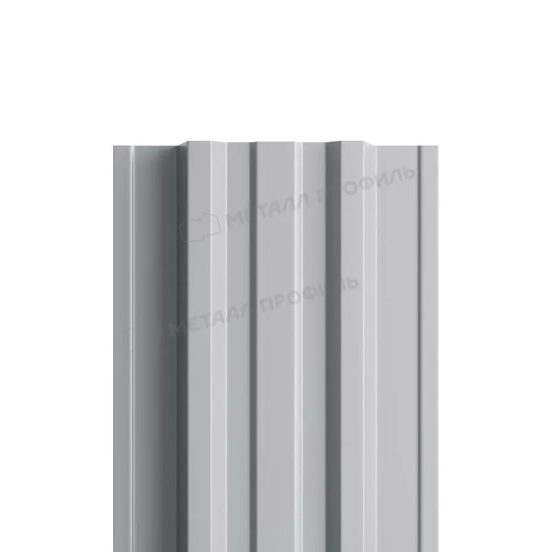 Штакетник Металл Профиль TRAPEZE-Т (Прямой) NormanMP 0,5 мм RAL 7004 Сигнальный серый купить в екатеринбурге