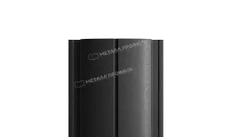 Штакетник Металл Профиль ELLIPSE-Т (Прямой) PURMAN 0,5 мм RAL 9005 Черный. Цена: 1463 руб. Артикул: MP_Sht_299