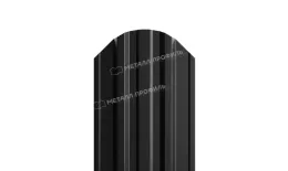 Штакетник Металл Профиль TRAPEZE-O (Закругленный) VALORI 0,5 мм DarkGrey темно-серый. Цена: 1169 руб. Артикул: MP_Sht_361