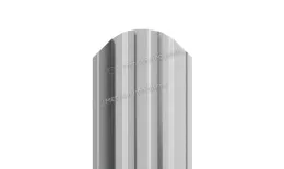 Штакетник Металл Профиль TRAPEZE-O (Закругленный) NormanMP 0,5 мм RAL 9006 Бело-алюминиевый. Цена: 1069 руб. Артикул: MP_Sht_354